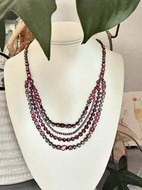 Sorrelli Multi-Strand Crystal Statement Necklace